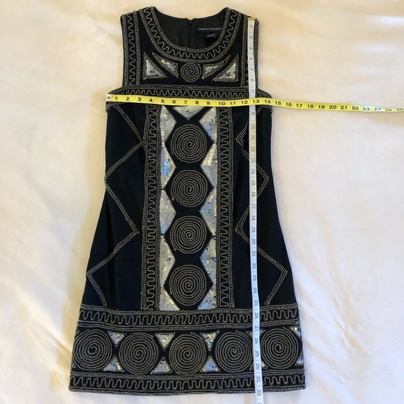 French Connection Embellished Shift Dress - Picture 6 of 8